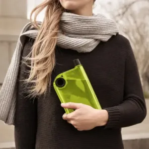 A5 Notebook Shape Slim Flat Travel Water Bottle 420ml ( default, OS )