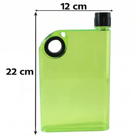 zdsS7ae8hsaEwFXJeJrXkJ0fFrc8gCHkepstL6Cx.webp A5 Notebook Shape Slim Flat Travel Water Bottle 420ml ( default, OS )